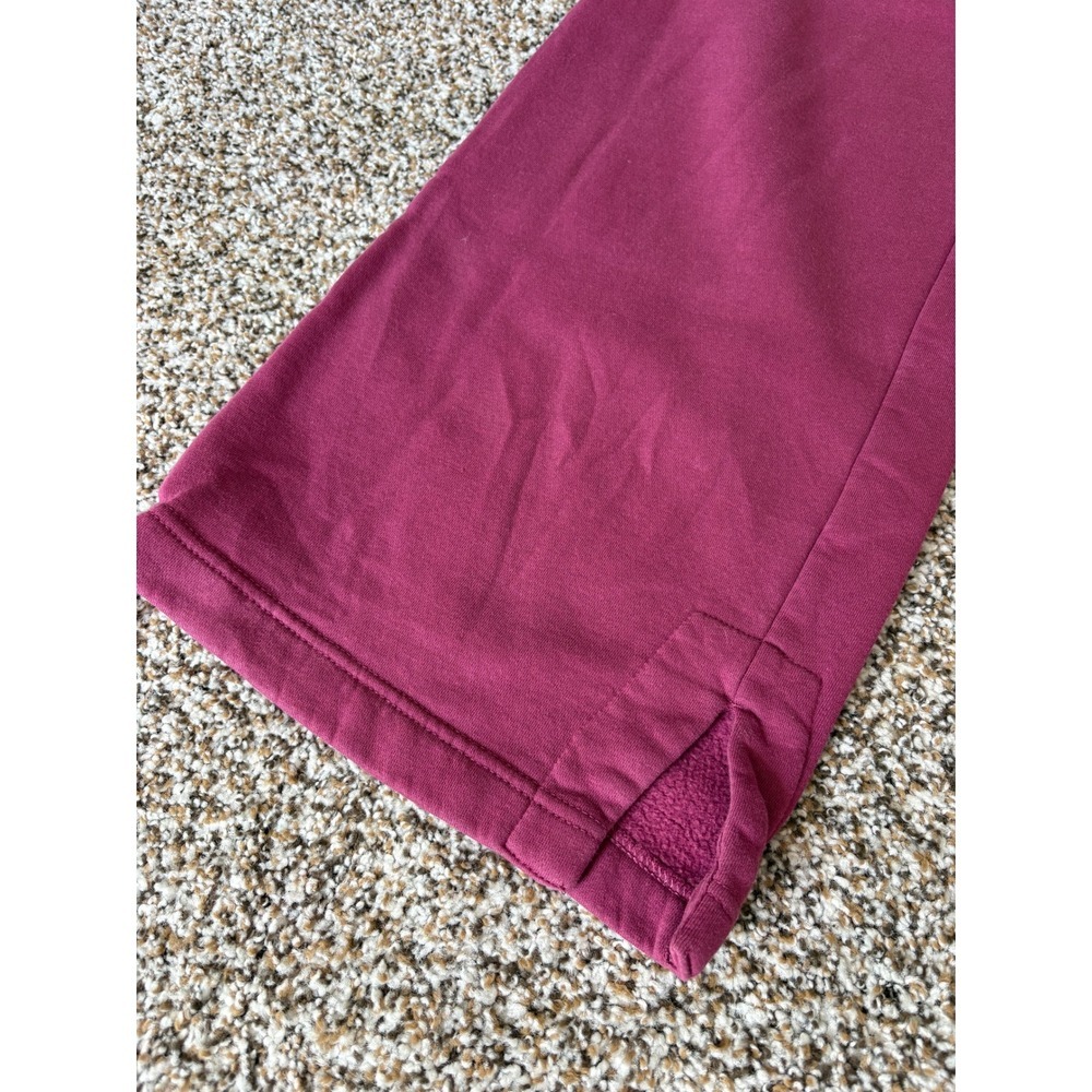 Nike Matching Set Size Medium Berry Pink Cropped Sweatshirt Wide Leg Sweatpants - Picture 8 of 11